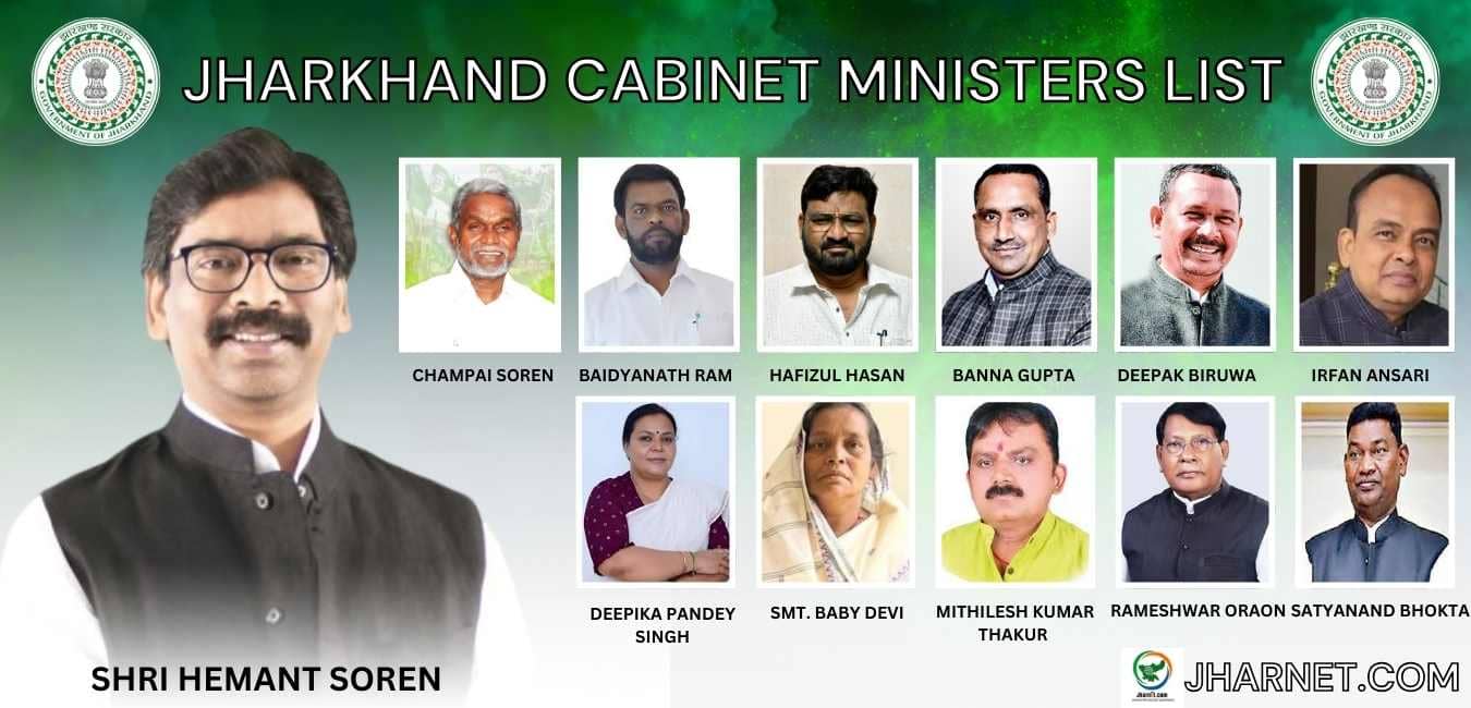Jharkhand Cabinet Minister List